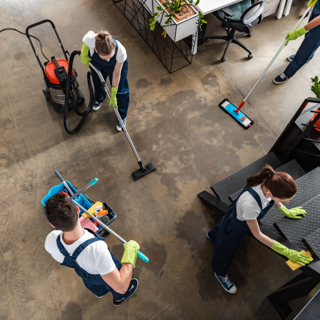 cleaning team branding